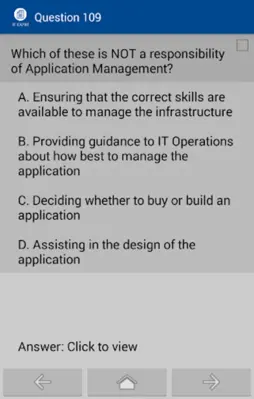 IT Exam Exerciser android App screenshot 0